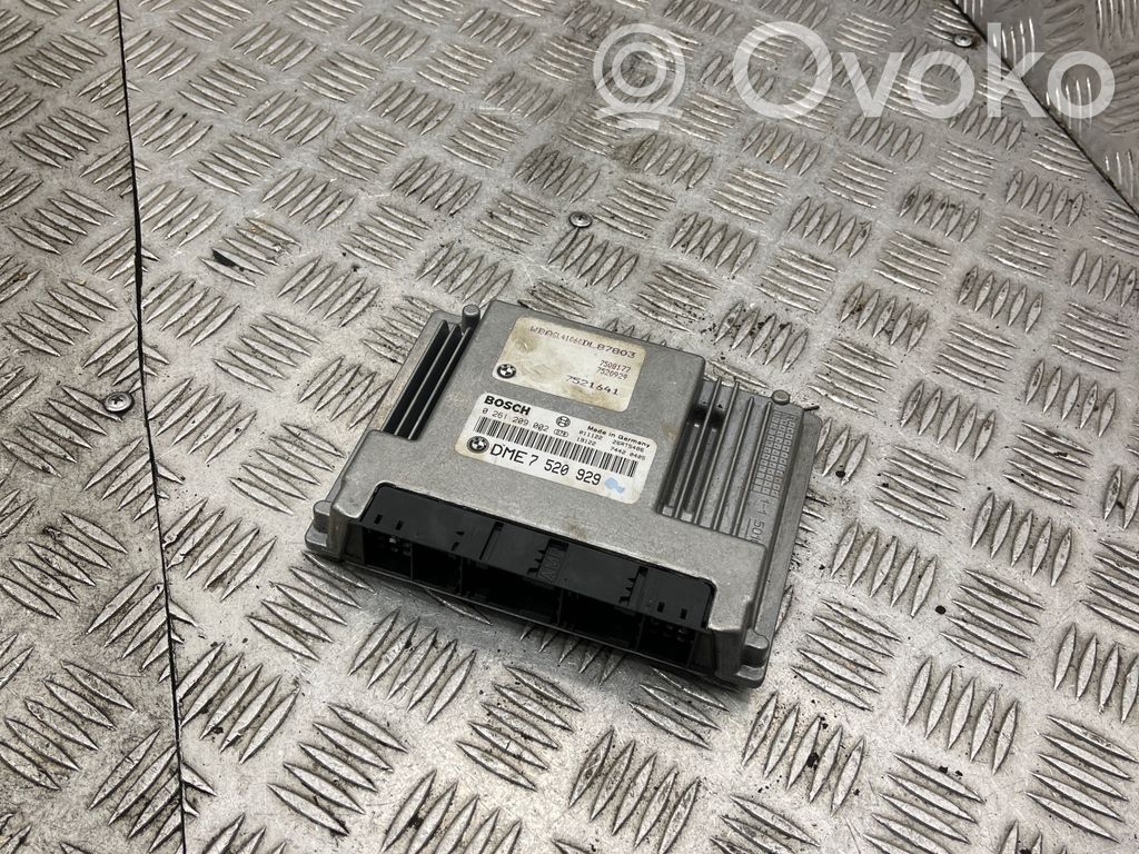 BMW 7 E65 E66 Engine control unit/module 