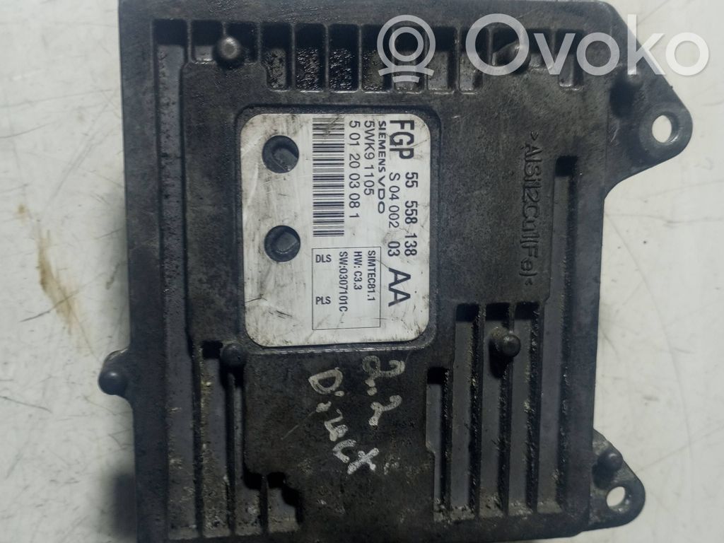 Engine control unit/module   55558138,5WK91105,5012003081,S0400203