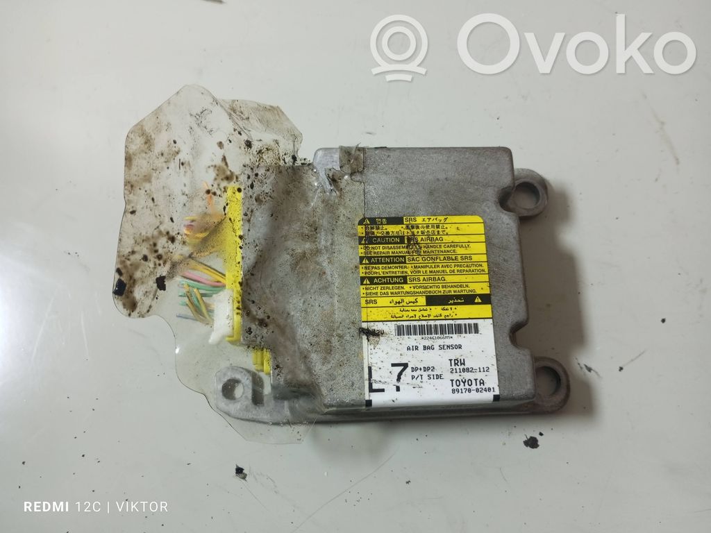 Toyota Corolla E120 E130 Airbag control unit/module 