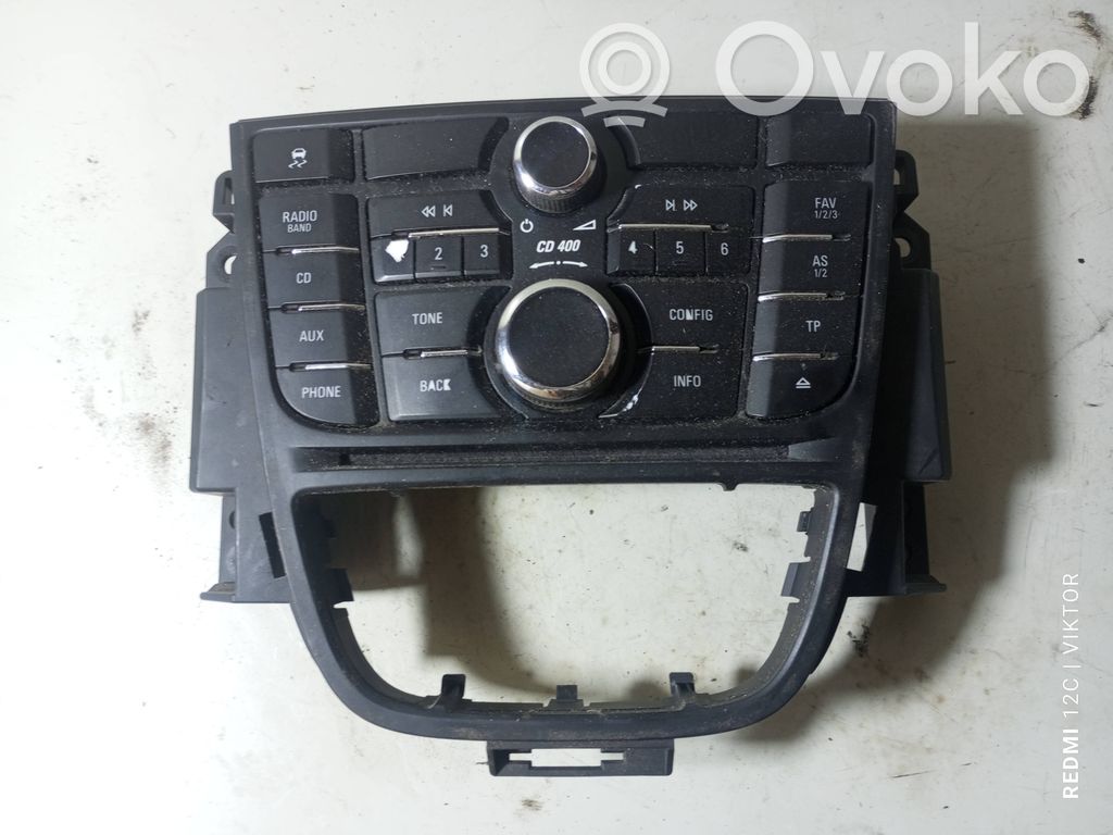 Opel Astra J Controllo multimediale autoradio 