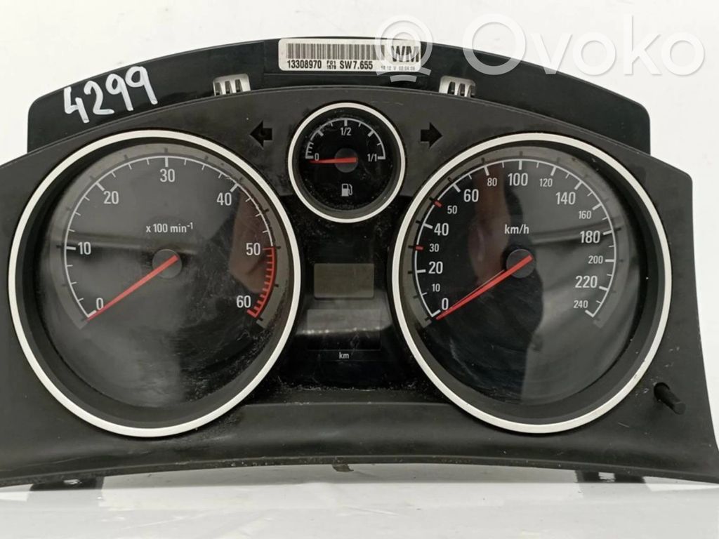 Opel Zafira B Vitezometru (grup de instrumente) 