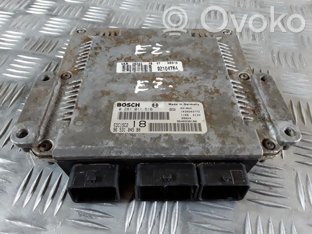 Peugeot 607 Engine control unit/module 