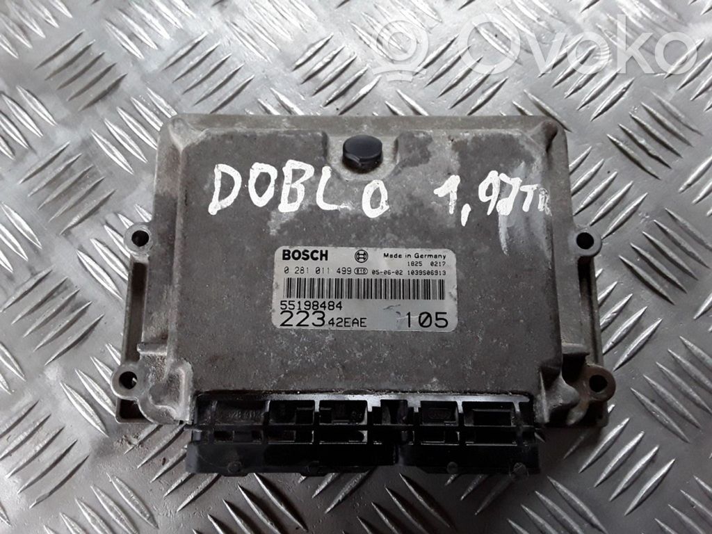Fiat Doblo Engine control unit/module 