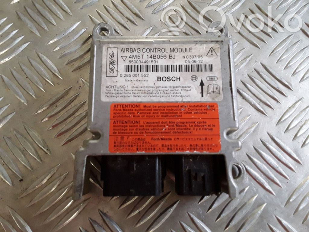 Airbag control unit/module   4M5T14B056BJ,0285001552