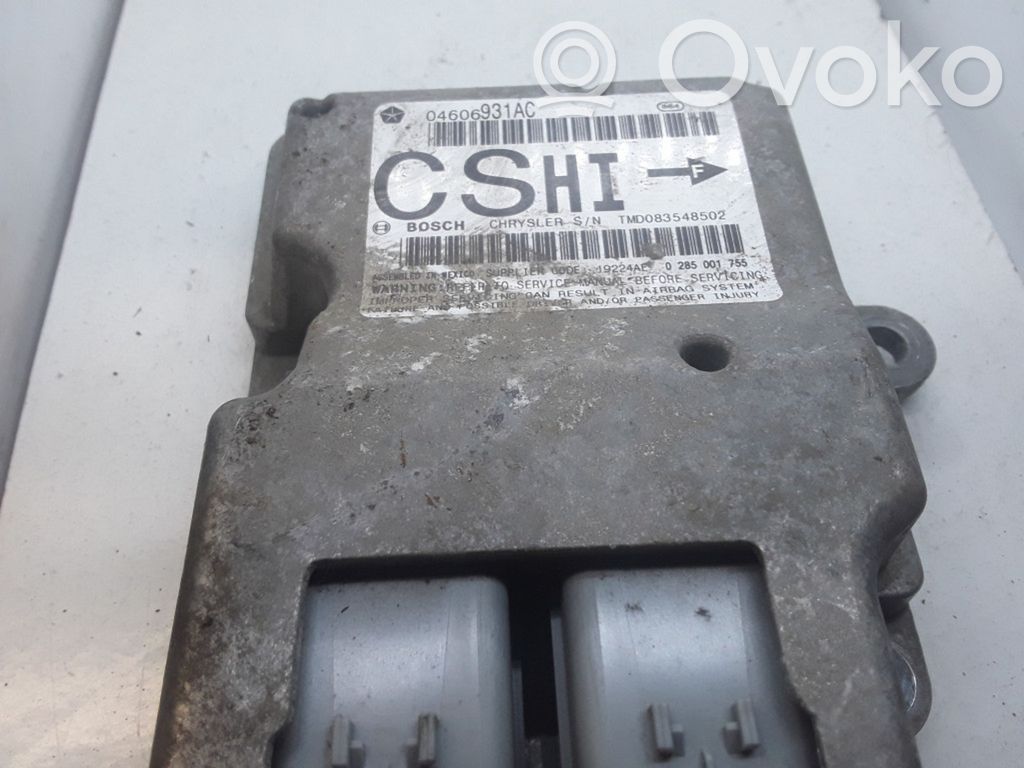 Chrysler Pacifica Airbag control unit/module 
