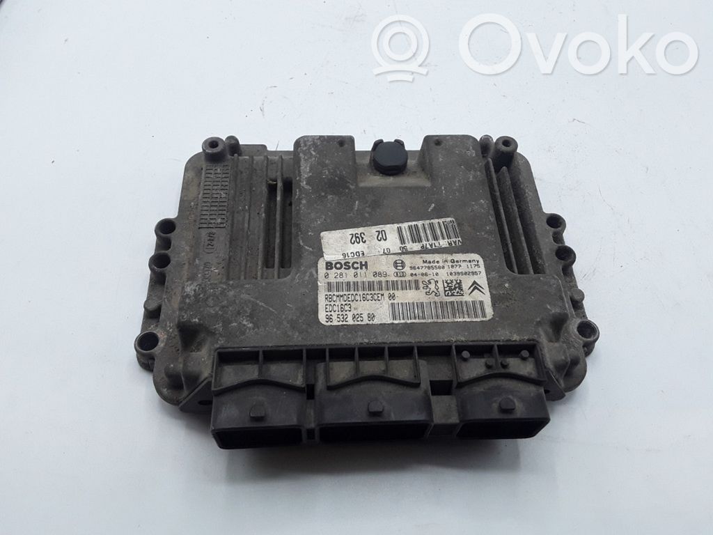 Peugeot 206 Engine control unit/module 