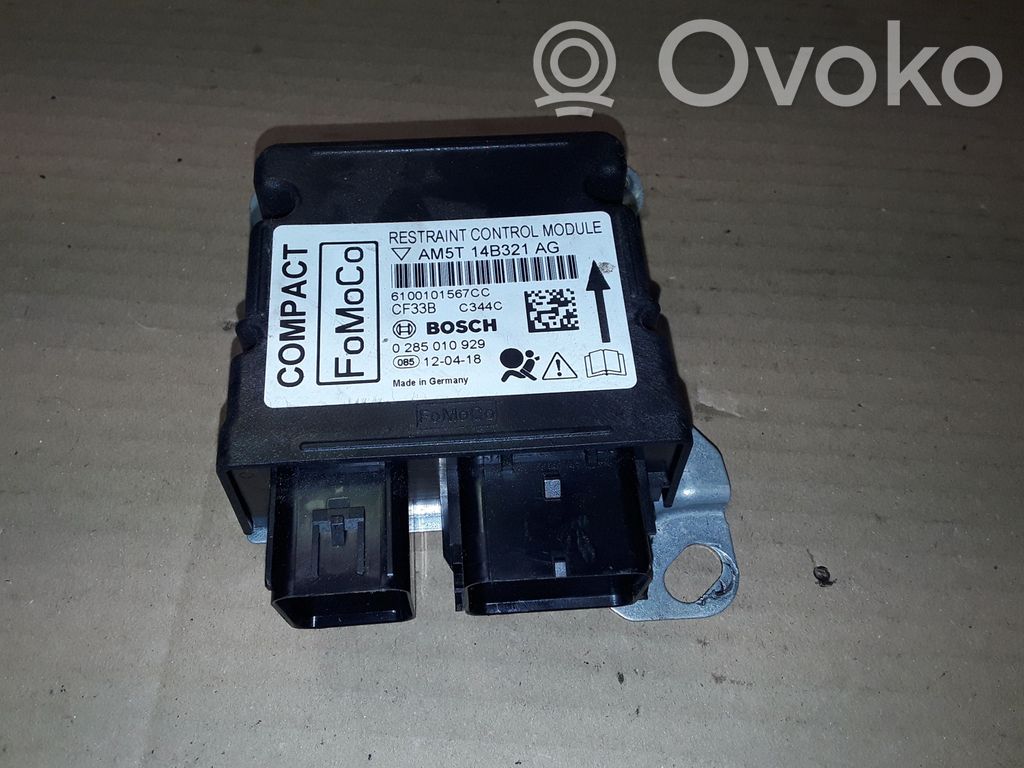Unidad de control/módulo del Airbag   AM5T14B321AG,0285010929