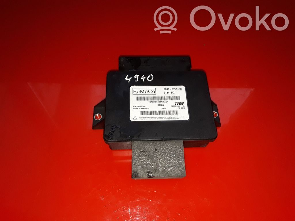 Module de commande de frein à main   6G912598CF,31341542,A2C53296349