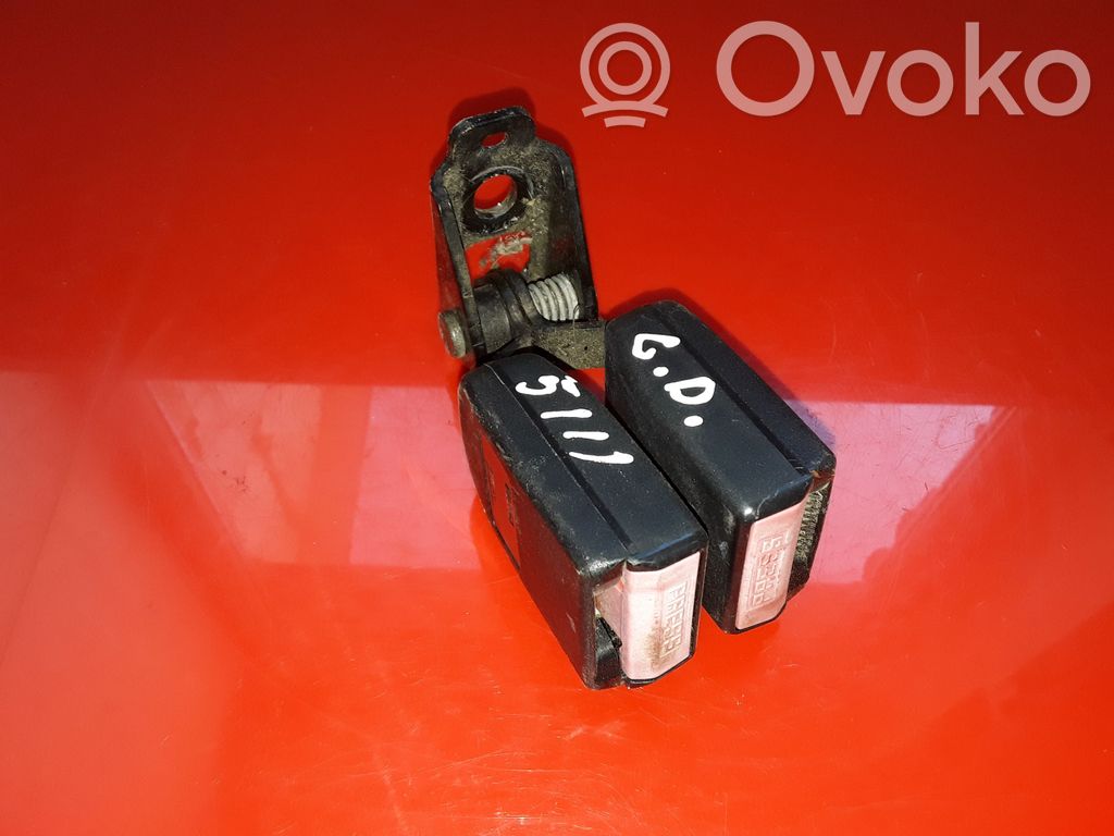 Peugeot 307 Hebilla del cinturón de seguridad trasero 