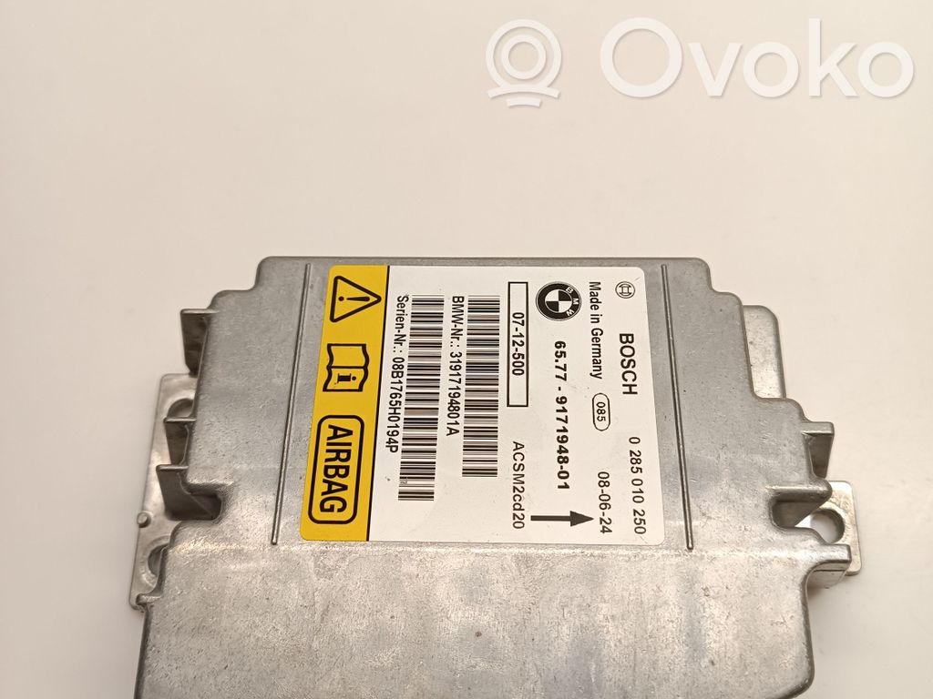 BMW X6 E71 Airbag control unit/module 