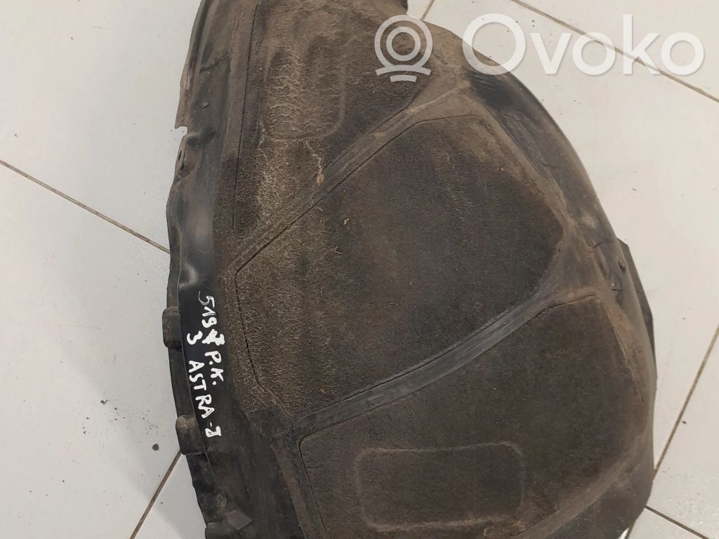 Opel Astra J Rivestimento paraspruzzi passaruota anteriore 