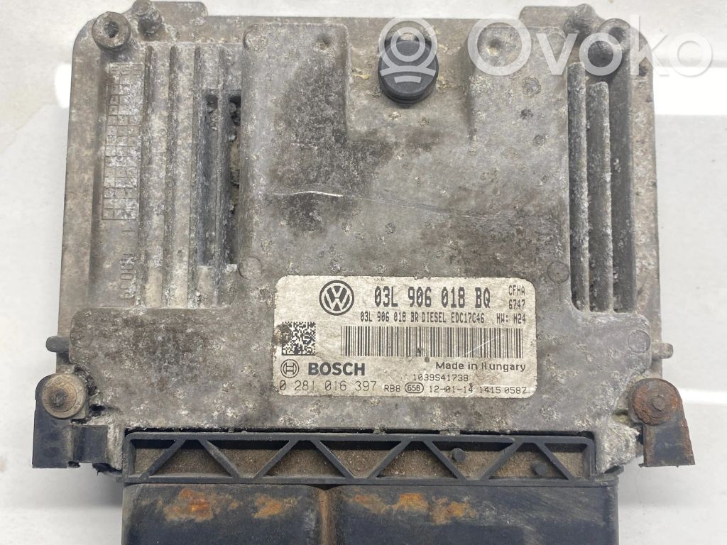 Skoda Yeti (5L) Unitate/modul de control motor 