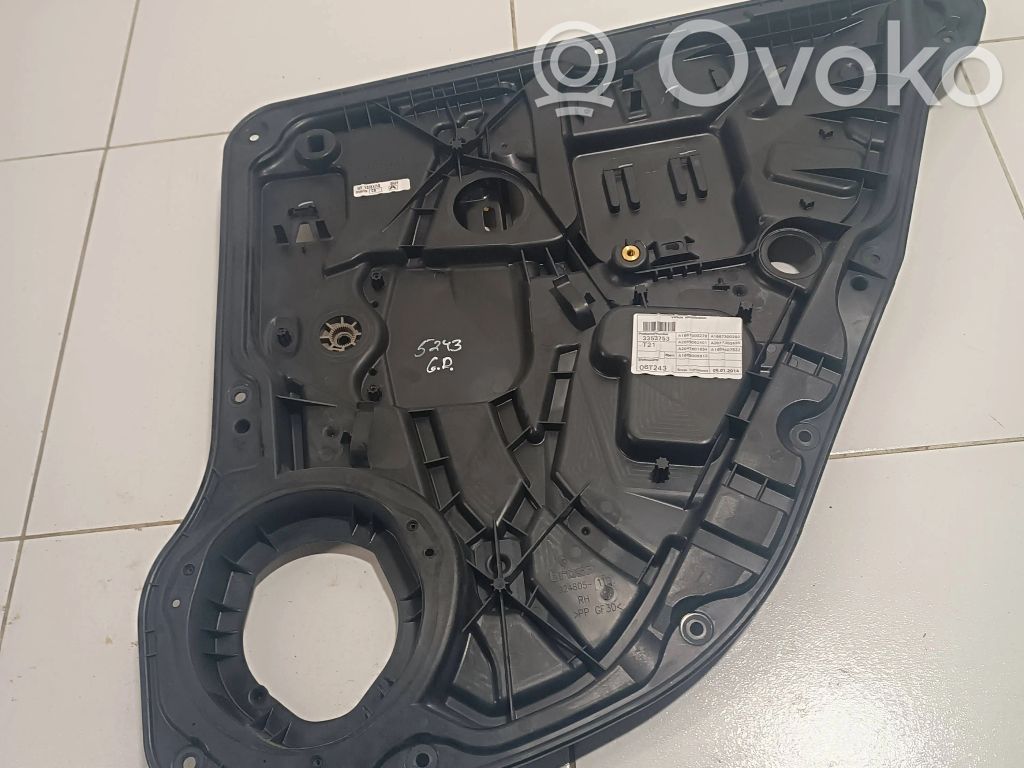 Mechanizm podnoszenia szyby tylnej bez silnika   924805