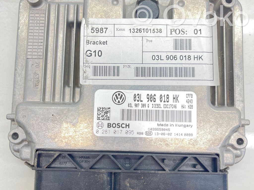 Volkswagen Sharan Centralina/modulo del motore 