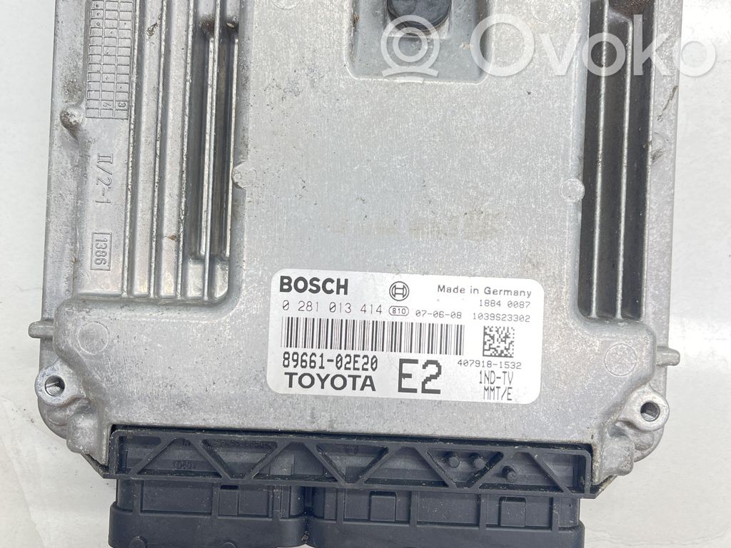 Toyota Auris 150 Sterownik / Moduł ECU 