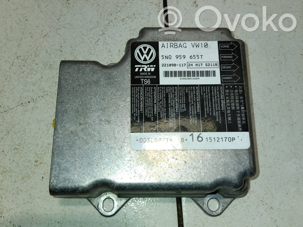 Volkswagen PASSAT B7 Sterownik / Moduł Airbag 