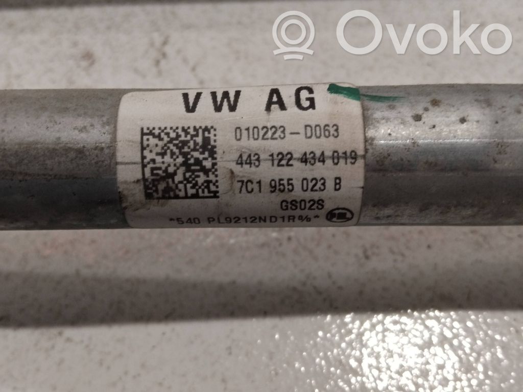Mechanizm i silniczek wycieraczek szyby przedniej / czołowej   7C1955113B,7C1955023B,443122236