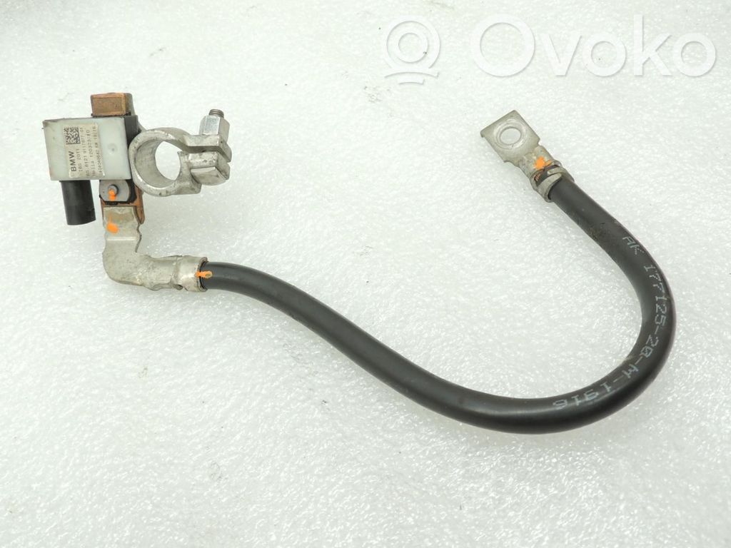 BMW 3 F30 F35 F31 Cavo negativo messa a terra (batteria) 