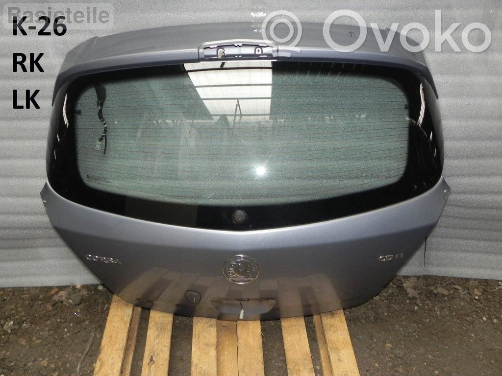 Opel Corsa D Puerta del maletero/compartimento de carga 