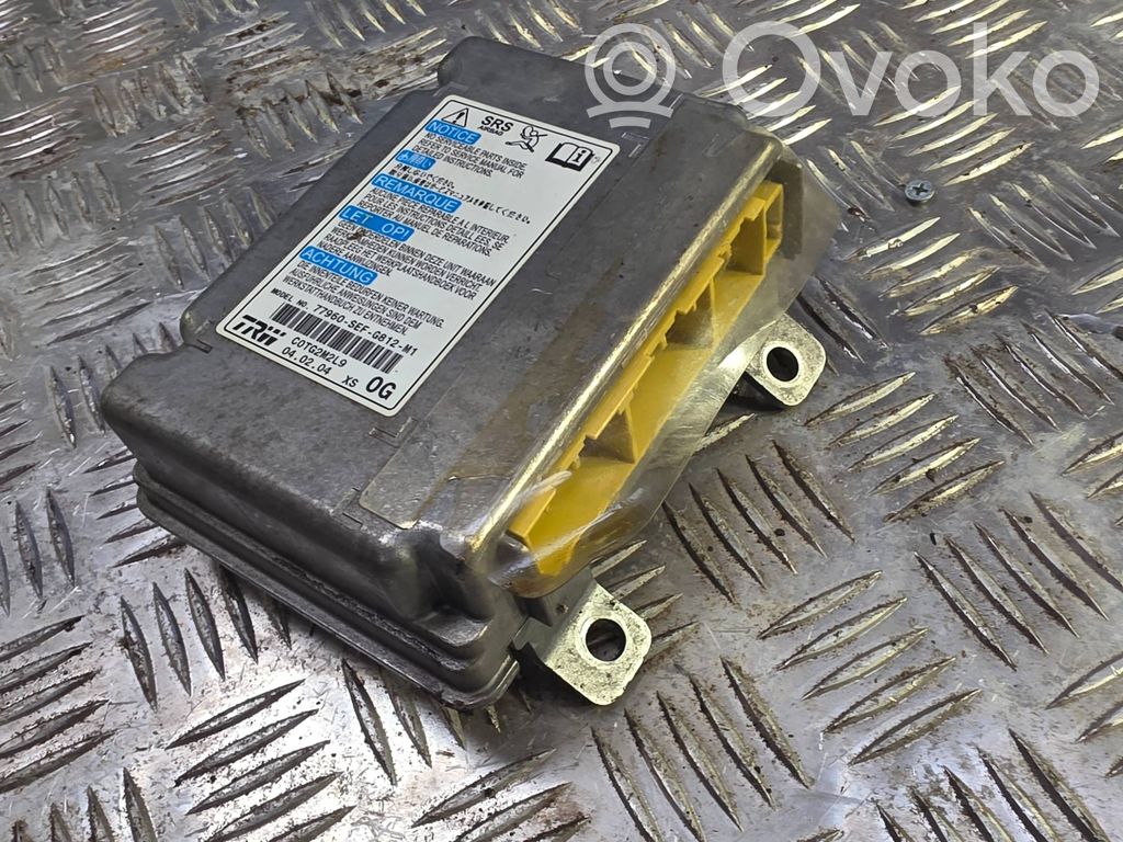 Sterownik / Moduł Airbag   77960SEFG812M1,C0TG2M2L9
