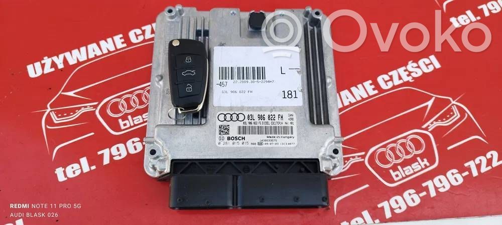 Engine control unit/module   03L906022FH,0281015015,03L906022FG