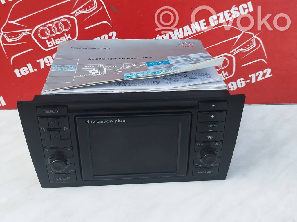 Audi A6 S6 C5 4B Panel / Radioodtwarzacz CD/DVD/GPS 