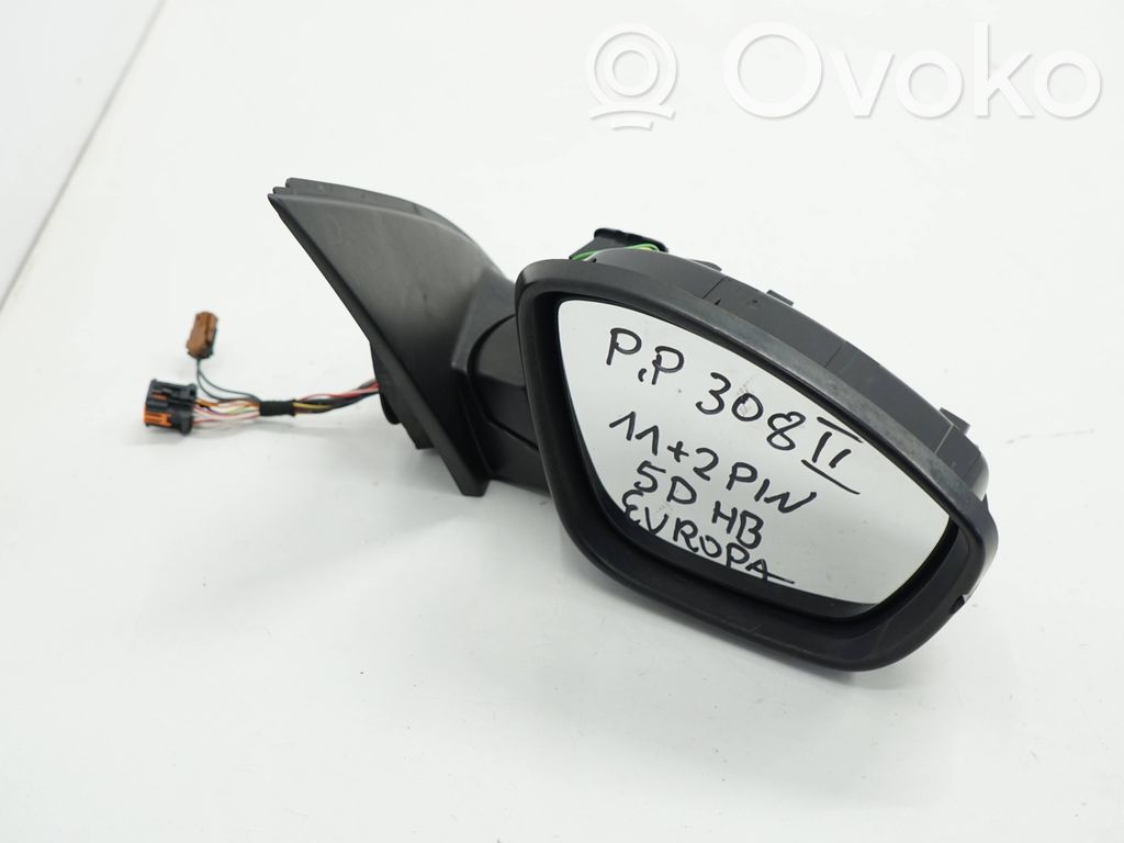 Peugeot 308 Front door electric wing mirror 