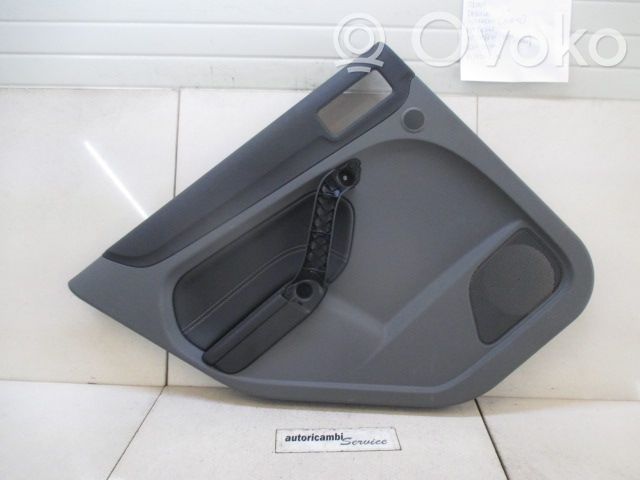 Rear door card panel trim