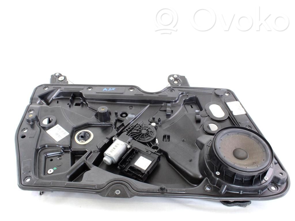 Volkswagen Golf VI Front door window regulator with motor 