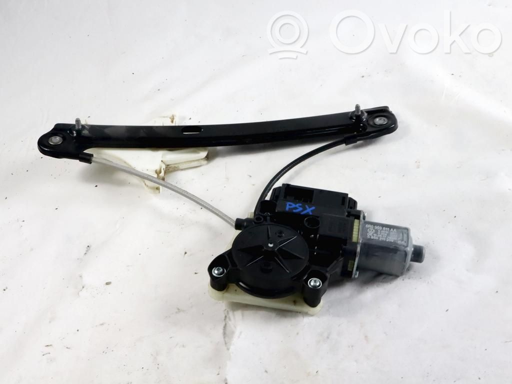 Volkswagen Polo V 6R Macara geam ușă spate cu motor