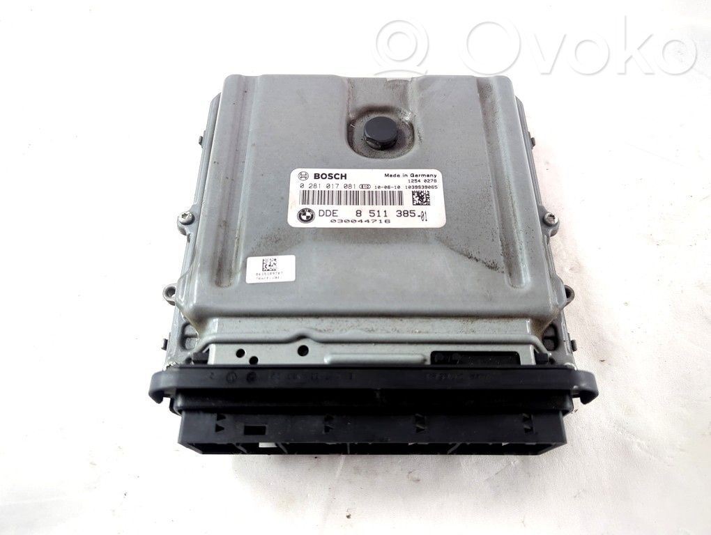 BMW 5 F10 F11 Unitate/modul de control motor 