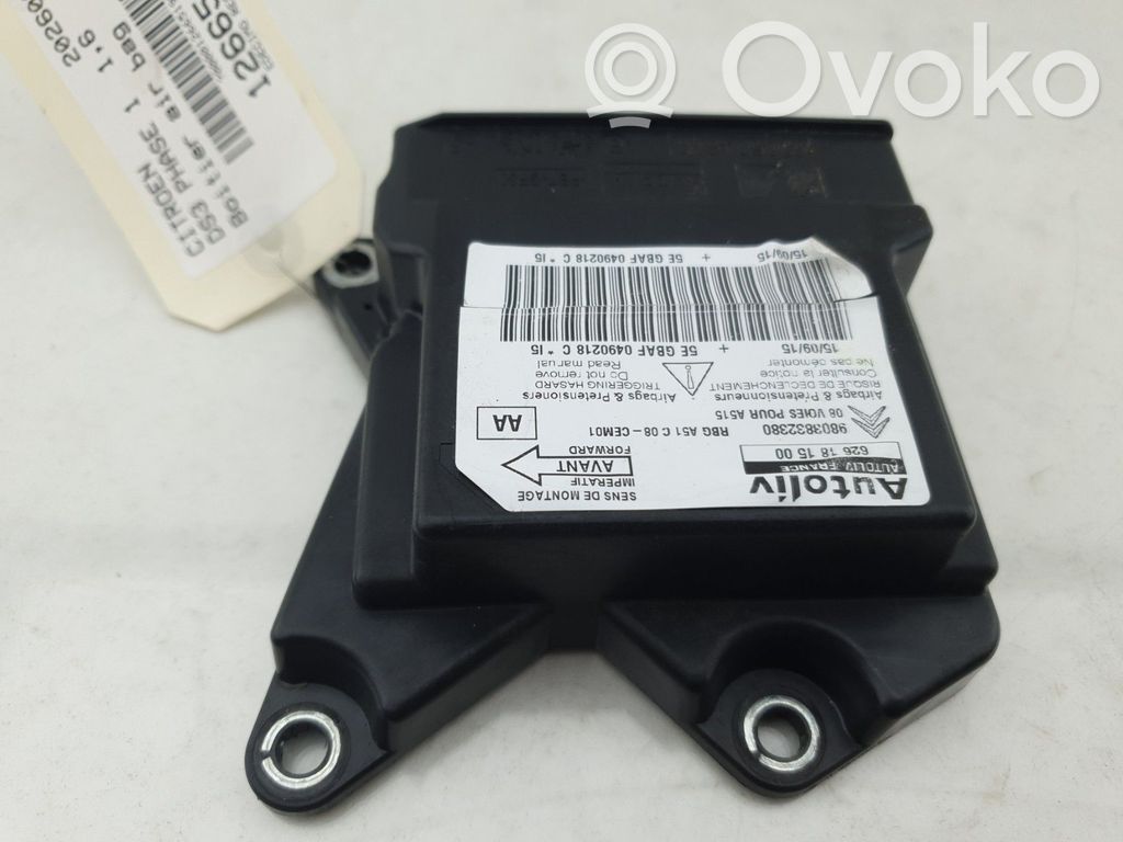 Citroen DS3 Unitate/modul de comandă airbaguri 