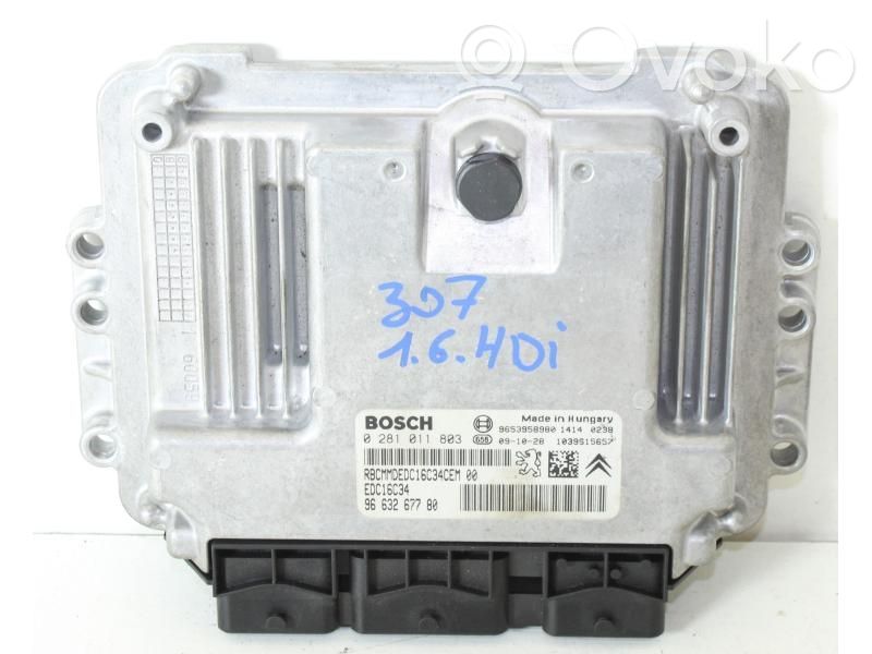 Peugeot 307 Unidad de control/módulo del motor 