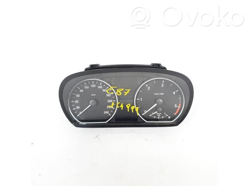 BMW 1 E81 E87 Spidometras (prietaisų skydelis) 