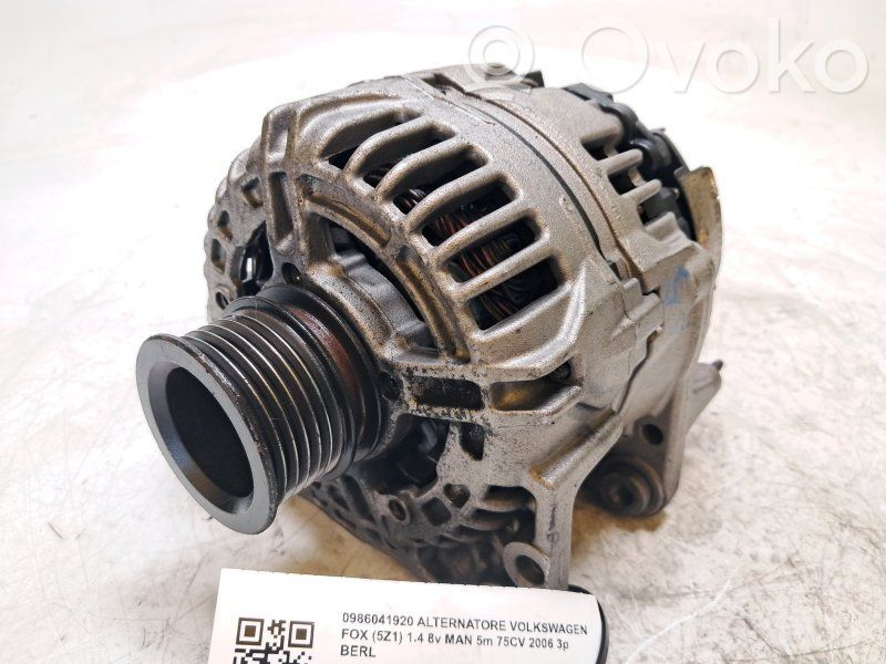 Volkswagen Fox Alternator 