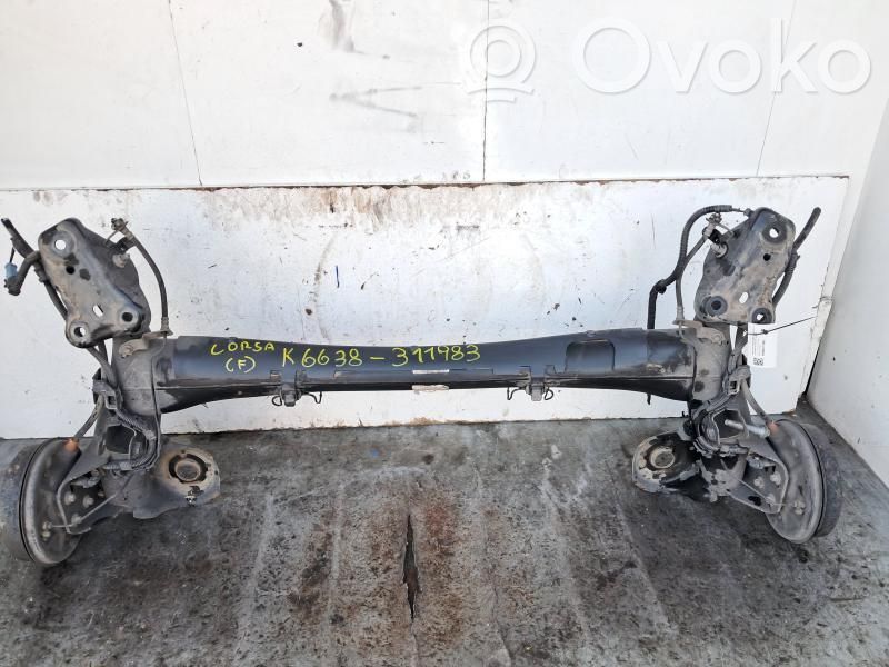 Opel Corsa F Hinterachse 