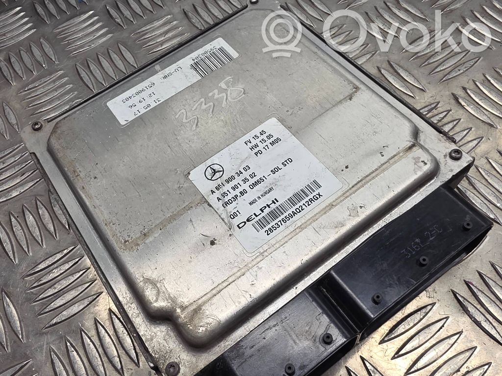 Engine control unit/module   A6519003403,A6519013502,28537659AD212