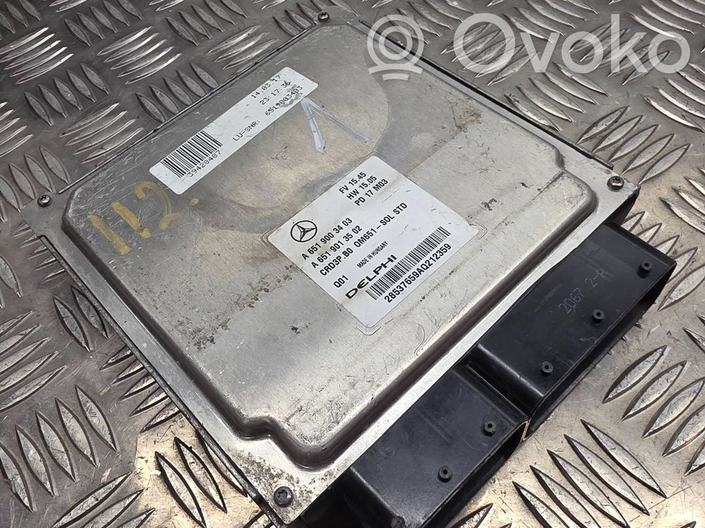 Engine control unit/module   A6519003403,A6519013502,28537659A