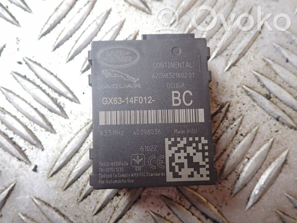 Jaguar F-Pace Tire pressure control unit 