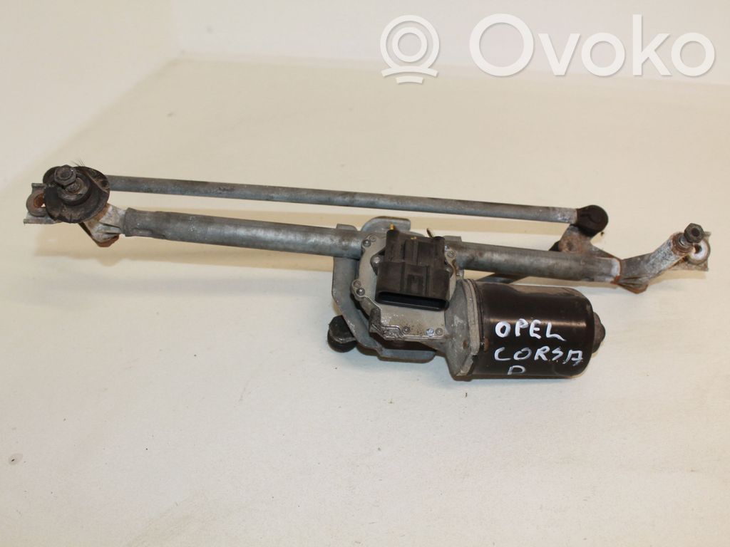 Opel Corsa C Mechanizm i silniczek wycieraczek szyby przedniej / czołowej 