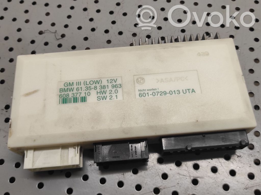 Module confort   61358381963,60837710,6010729013