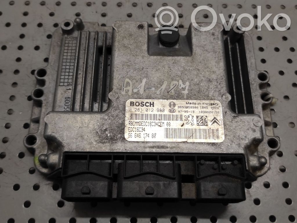 Engine control unit/module   281012980,60059,9664617480,0926,1845,9653958980