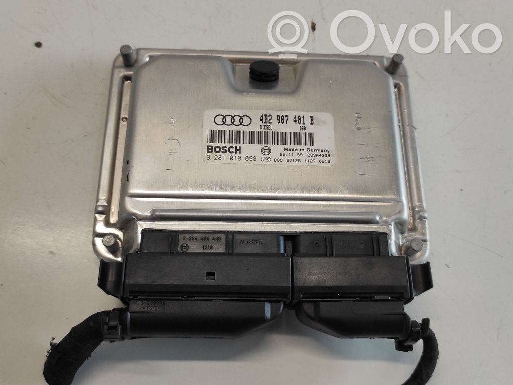 Engine control unit/module   4B2907401B,0281010098,28SA4333