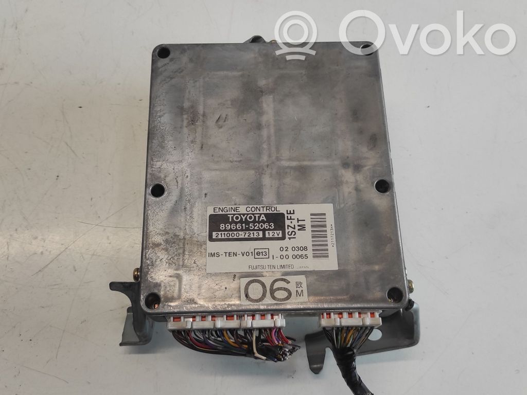Toyota Yaris Engine control unit/module 