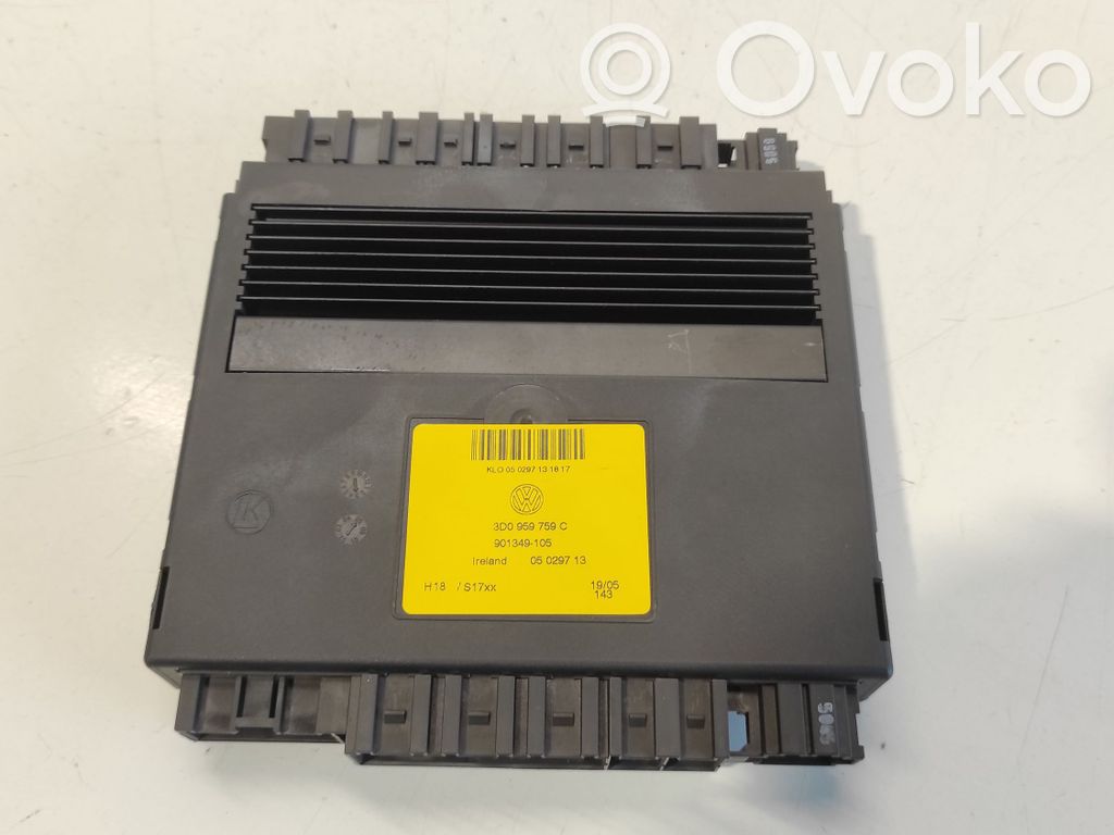 Module de commande de siège   3D0959759C,901349105,05029713