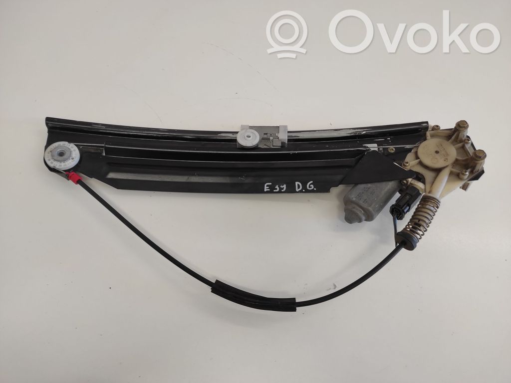 BMW 5 E39 Regulador de puerta trasera con motor 