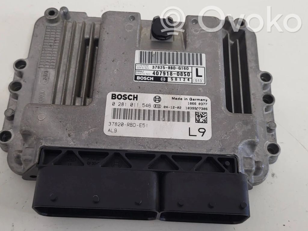 Honda Accord Engine control unit/module 