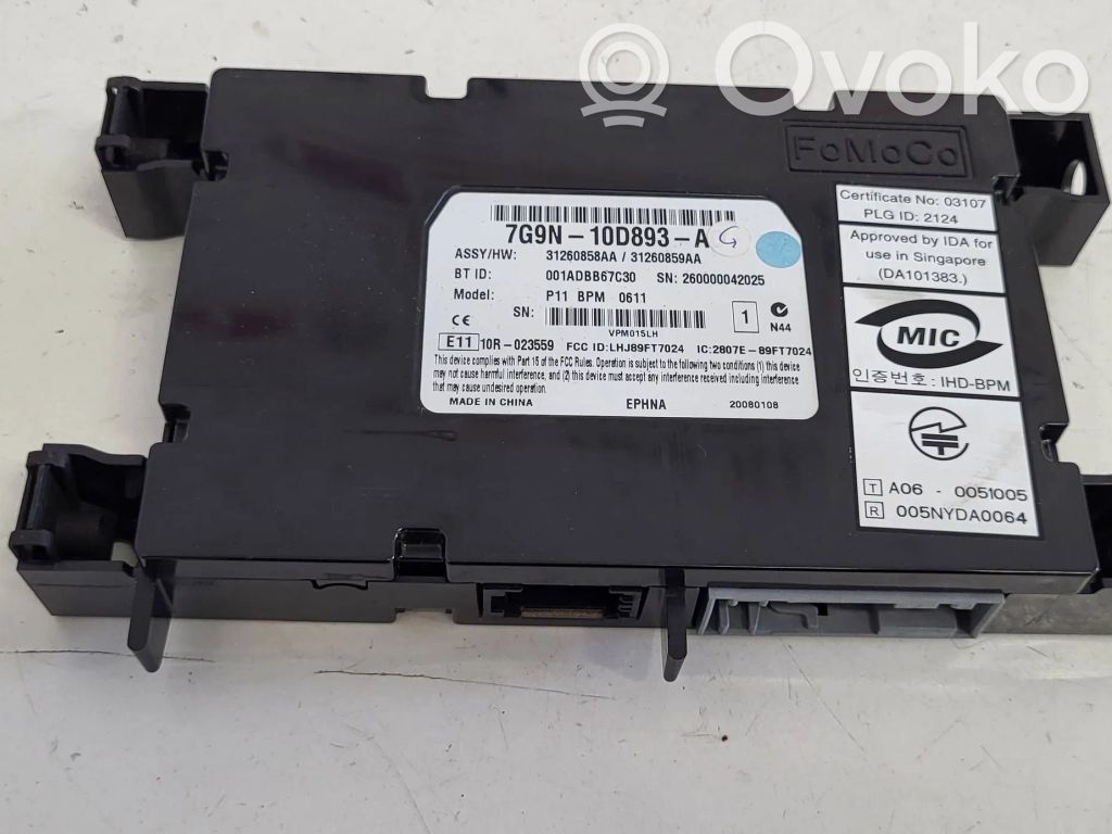 Bluetooth control unit module   7G9N10D893A,31260859AA,31260858AA