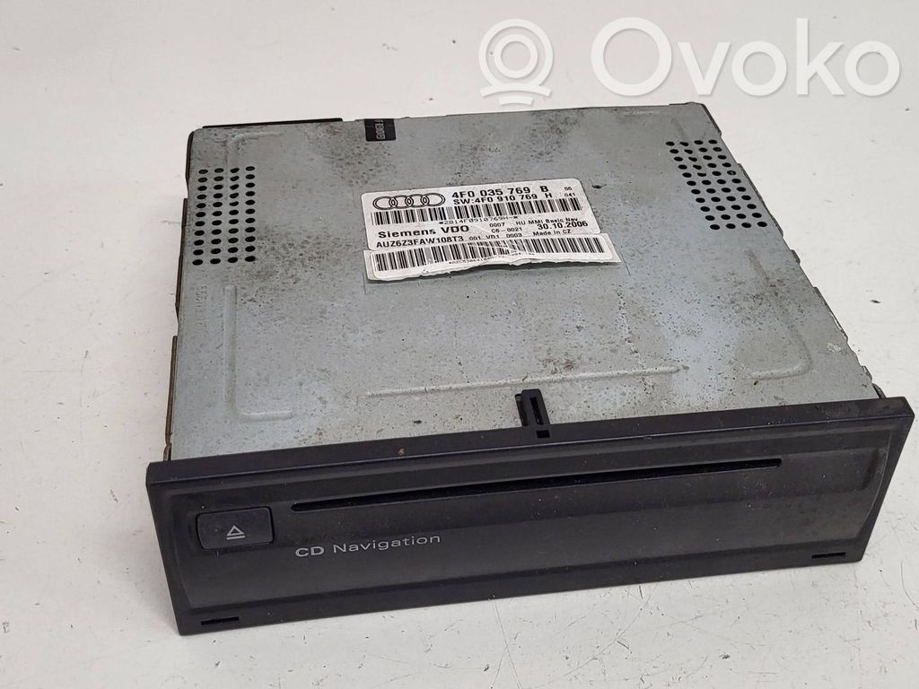 Audi A6 S6 C6 4F CD/DVD player unitate navigație 