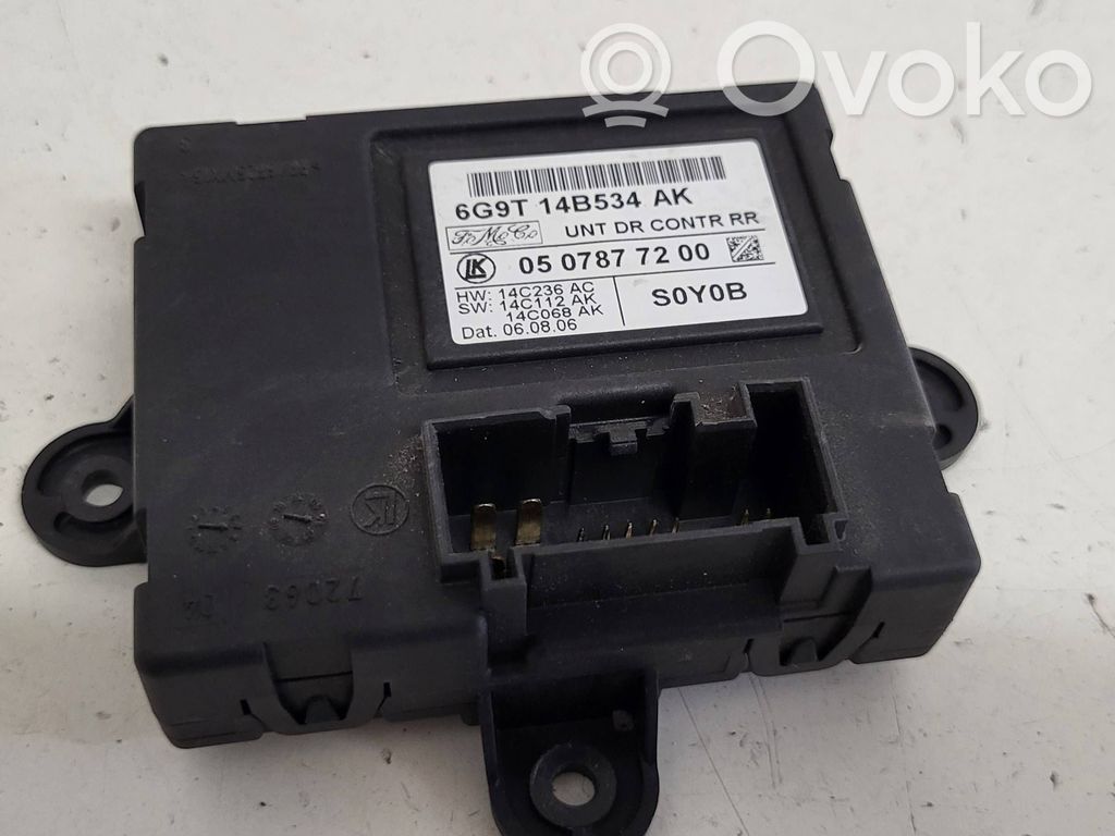 Unité de commande module de porte   6G9T14B534AK,14C236AC,0507877200